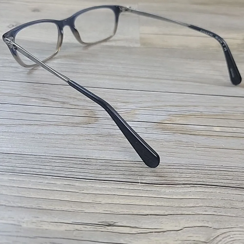 Coach HC 6110 5489 Denim Taupe Glitter Gradient Eyeglasses FRAMES ONLY 50-16-140